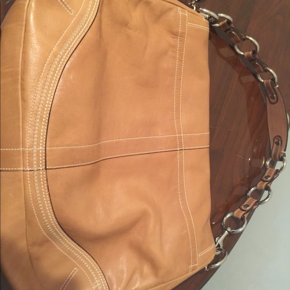 Coach Bags Coach Womens Satchel Laptop Bag Camel Poshmark